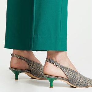 NWT Tibi Kitten Heel Sling Back Shoe Size 10 40.5